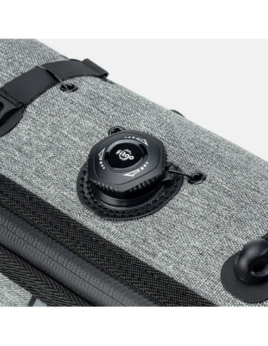 Torba na kierownicę 1,5l rockbros tl002 road to sky wodoodporna – szara
