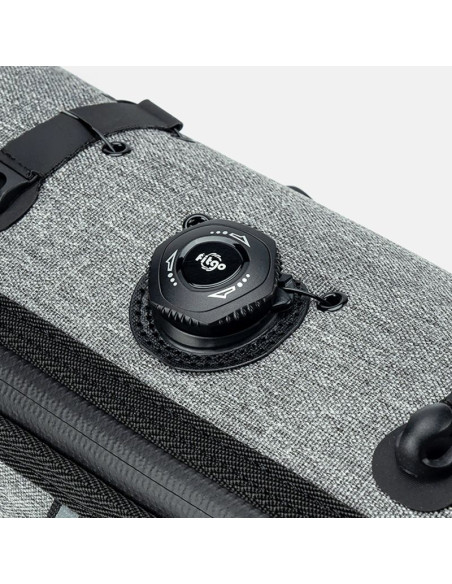 Torba na kierownicę 1,5l rockbros tl002 road to sky wodoodporna – szara