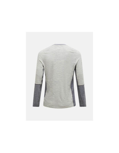Koszulka termiczna peak performance magic crew wool-blend baselayer men szary
