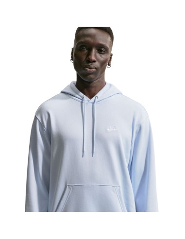 Bluza męska nike club ft po hoodie błękitna fn3866 407