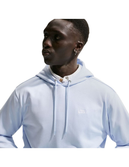 Bluza męska nike club ft po hoodie błękitna fn3866 407