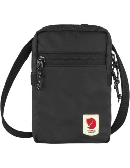 Fjällräven high coast pocket poliamidowy czarny unisex torba na krzyż