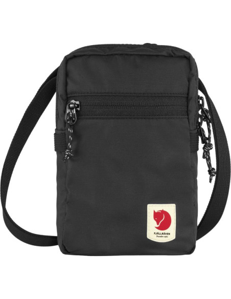 Fjällräven high coast pocket poliamidowy czarny unisex torba na krzyż