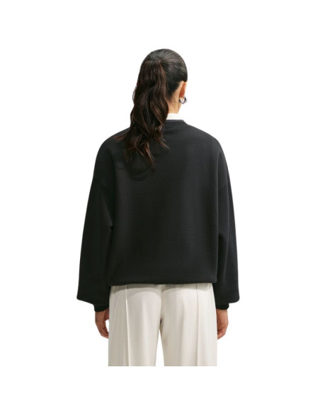 Bluza damska nike studio fleece czarna im8082 001