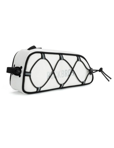 Torba na ramę 0,7l rockbros tl004 road to sky wodoodporna – biała