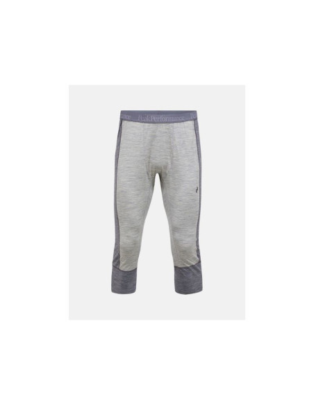 Spodnie termiczne peak performance magic 3/4 long johns wool-blend baselayer men szary