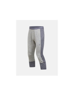 Spodnie termiczne peak performance magic 3/4 long johns wool-blend baselayer men szary 2