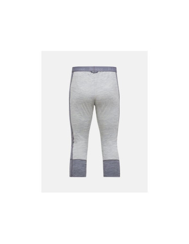 Spodnie termiczne peak performance magic 3/4 long johns wool-blend baselayer men szary