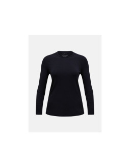 Koszulka termiczna peak performance magic crew wool-blend baselayer women czarny