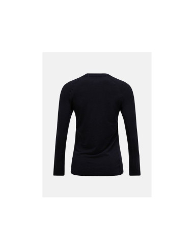 Koszulka termiczna peak performance magic crew wool-blend baselayer women czarny