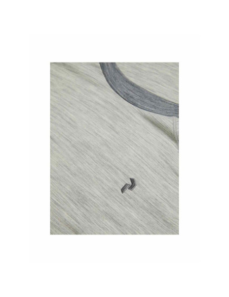 Koszulka termiczna peak performance magic crew wool-blend baselayer women szary
