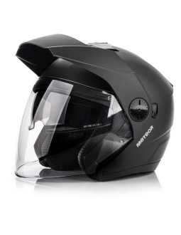 Kask motocyklowy meteor hekato m 57-58 cm czarny