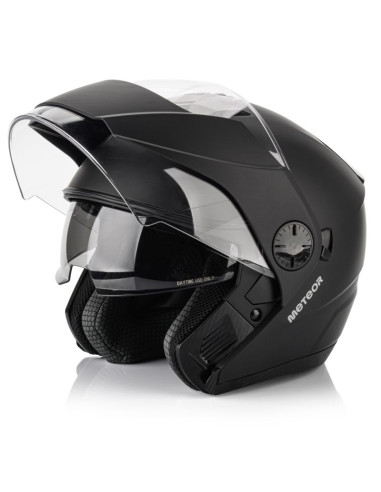 Kask motocyklowy meteor hekato m 57-58 cm czarny