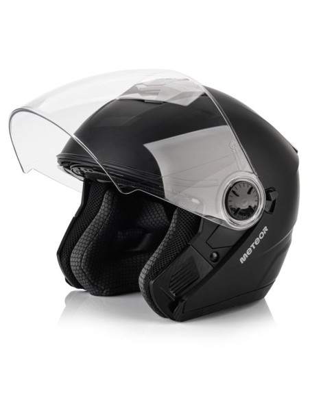 Kask motocyklowy meteor hekato m 57-58 cm czarny