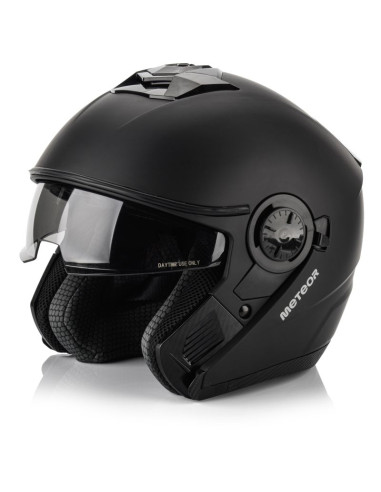 Kask motocyklowy meteor hekato m 57-58 cm czarny