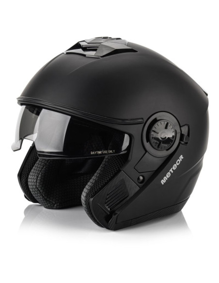 Kask motocyklowy meteor hekato m 57-58 cm czarny