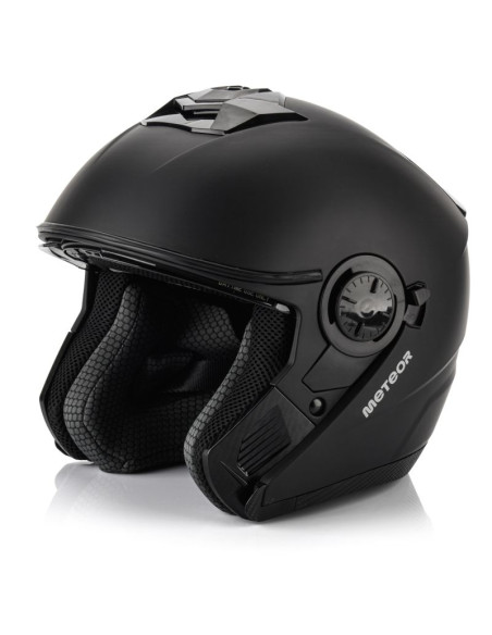 Kask motocyklowy meteor hekato m 57-58 cm czarny