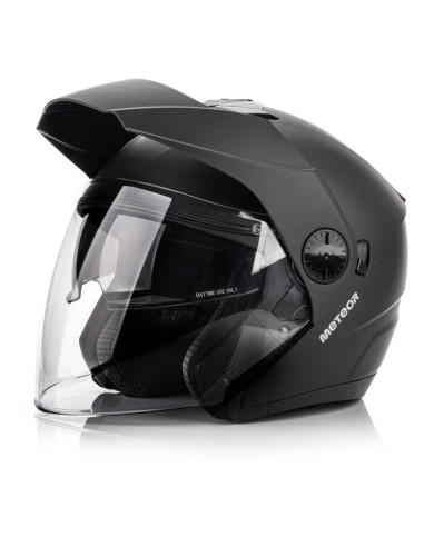 Kask motocyklowy meteor hekato l 59-60 cm czarny