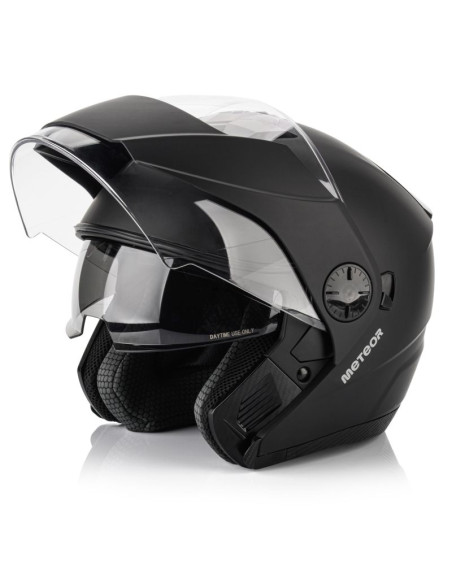 Kask motocyklowy meteor hekato l 59-60 cm czarny