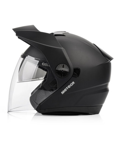Kask motocyklowy meteor hekato l 59-60 cm czarny