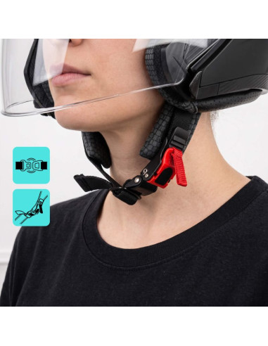 Kask motocyklowy meteor hekato xl 61 cm czarny