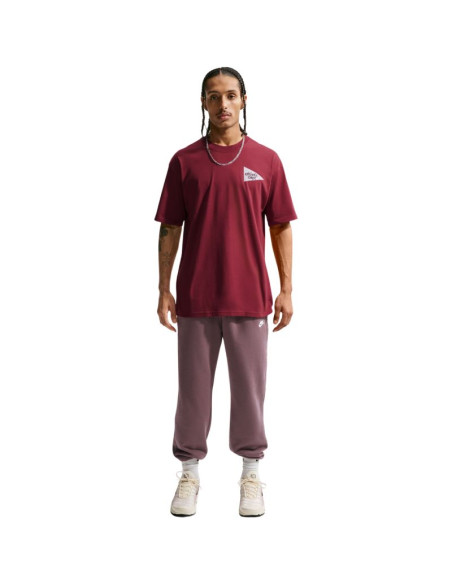 Spodnie męskie nike club bb jogger brązowe fn3787 502