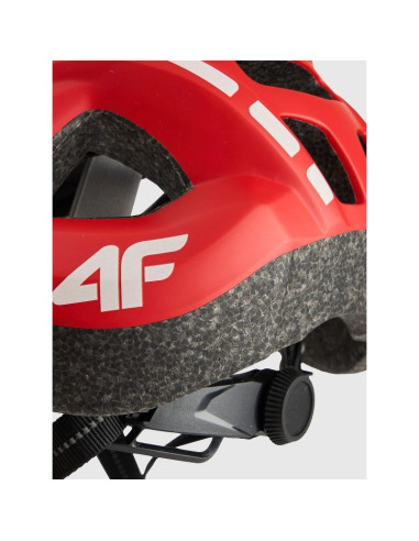 Kask rowerowy z odpinanym daszkiem dziecięcy 4f 4fjrss26ahelu129-62s