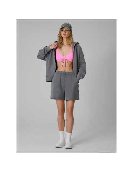 Bluza dresowa oversize z kapturem damska 4f 4frss26tswsf3189-27s