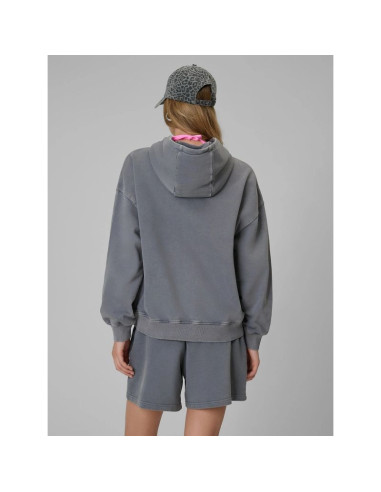 Bluza dresowa oversize z kapturem damska 4f 4frss26tswsf3189-27s