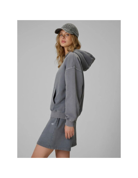 Bluza dresowa oversize z kapturem damska 4f 4frss26tswsf3189-27s