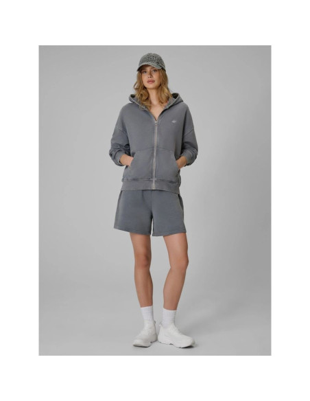 Bluza dresowa oversize z kapturem damska 4f 4frss26tswsf3189-27s