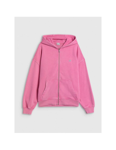 Bluza dresowa oversize z kapturem damska 4f 4frss26tswsf3189-55s