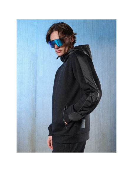 Bluza dresowa regular z kapturem męska 4f 4frss26tswsm2804-20s