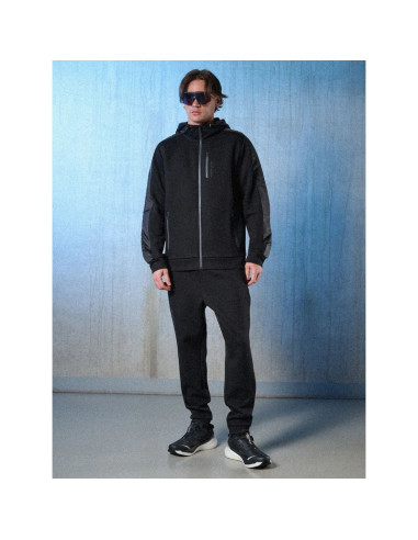 Bluza dresowa regular z kapturem męska 4f 4frss26tswsm2804-20s