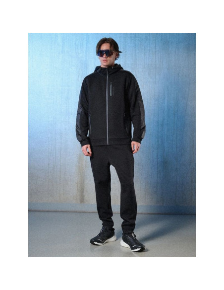 Bluza dresowa regular z kapturem męska 4f 4frss26tswsm2804-20s