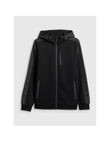 Bluza dresowa regular z kapturem męska 4f 4frss26tswsm2804-20s