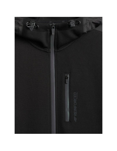 Bluza dresowa regular z kapturem męska 4f 4frss26tswsm2804-20s