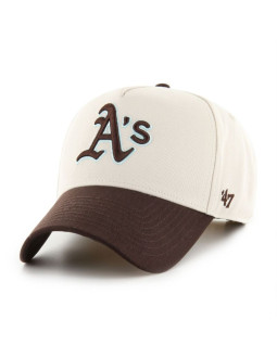 Brand `47 czapka z daszkiem oakland athletics coop sure shot bcptn-mdttc18gwp-bn08
