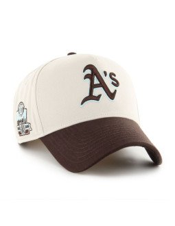 Brand `47 czapka z daszkiem oakland athletics coop sure shot bcptn-mdttc18gwp-bn08 2
