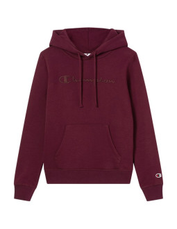 Bluza damska champion hooded sweatshirt bordowa 118379 rs522 2