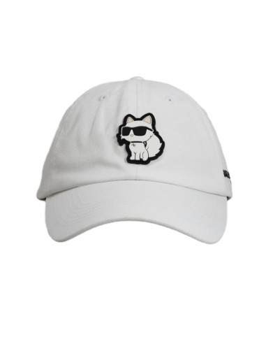 Czapka z daszkiem karl lagerfeld paris choupette strapback biała - l5wh7944 wht