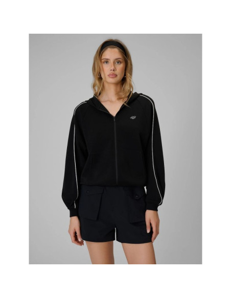Bluza dresowa regular z kapturem damska 4f 4frss26tswsf2990-20s