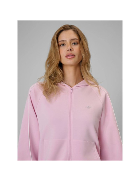 Bluza dresowa regular z kapturem damska 4f 4frss26tswsf2990-56s