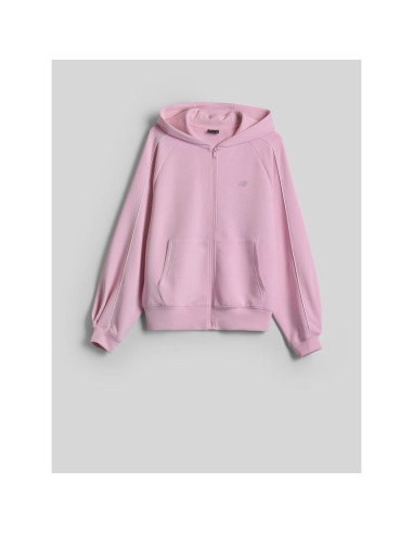Bluza dresowa regular z kapturem damska 4f 4frss26tswsf2990-56s