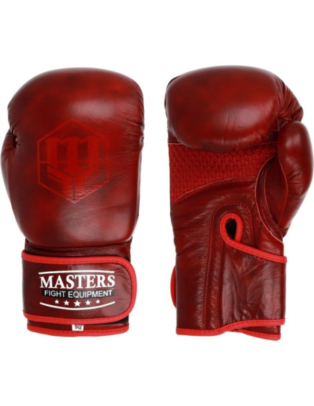 Rękawice bokserskie masters burgund ruby rbt-br-lx 10 oz