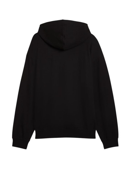 Bluza męska puma ess elevated relaxed hoodie czarna 692019 01