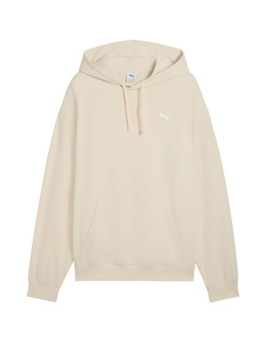 Bluza męska puma ess elevated relaxed hoodie beżowa 692019 87