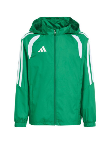 Kurtka dla dzieci adidas tiro 26 league windbreaker zielona kt2427