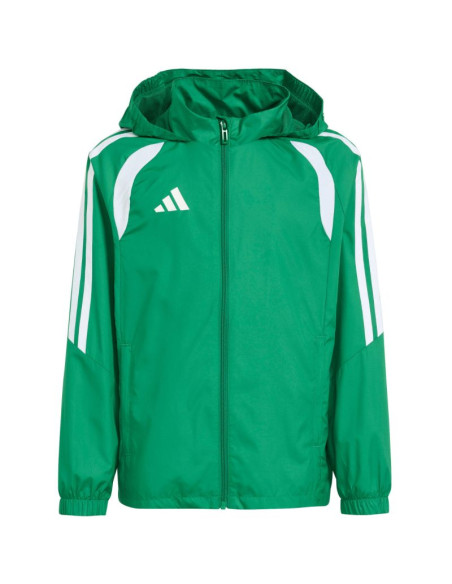 Kurtka dla dzieci adidas tiro 26 league windbreaker zielona kt2427