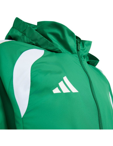 Kurtka dla dzieci adidas tiro 26 league windbreaker zielona kt2427